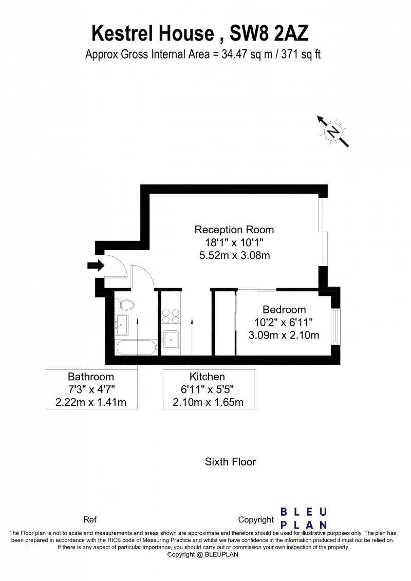 Floorplans For Kestrel House, St George Wharf