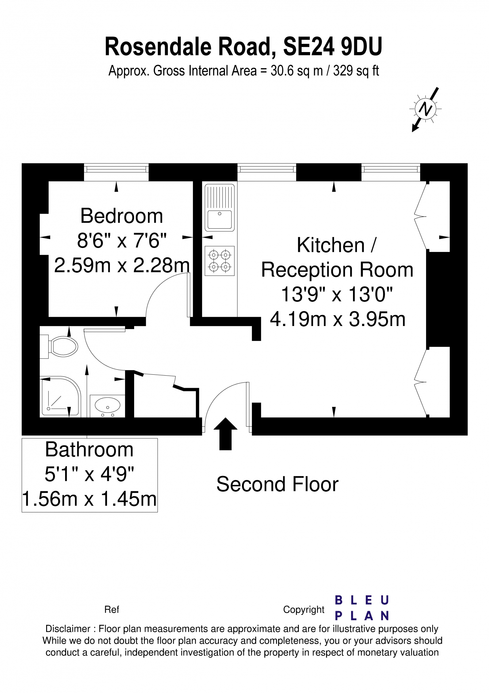 Floorplan for Peabody Estate, Herne Hill, SE24 9DU