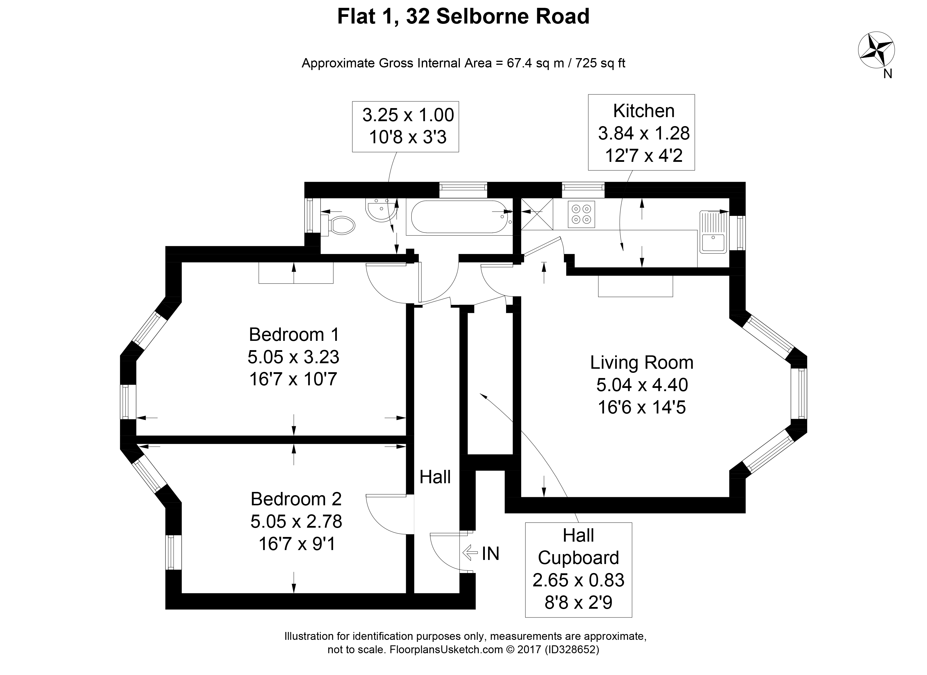 Floorplan for Selborne Road, Hove, BN3 3AH