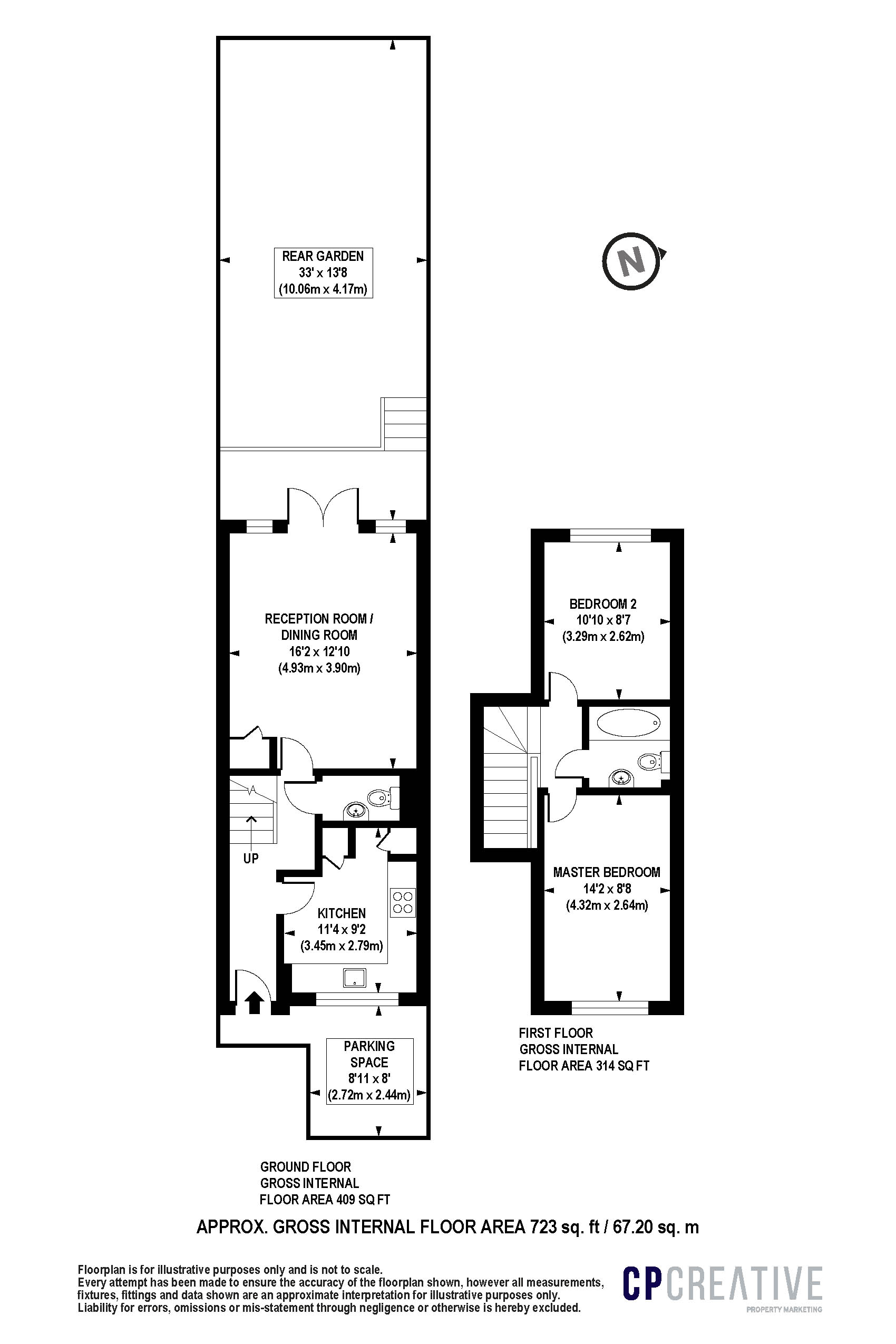 Floorplan for Court Rd, Eltham, SE9 5NS