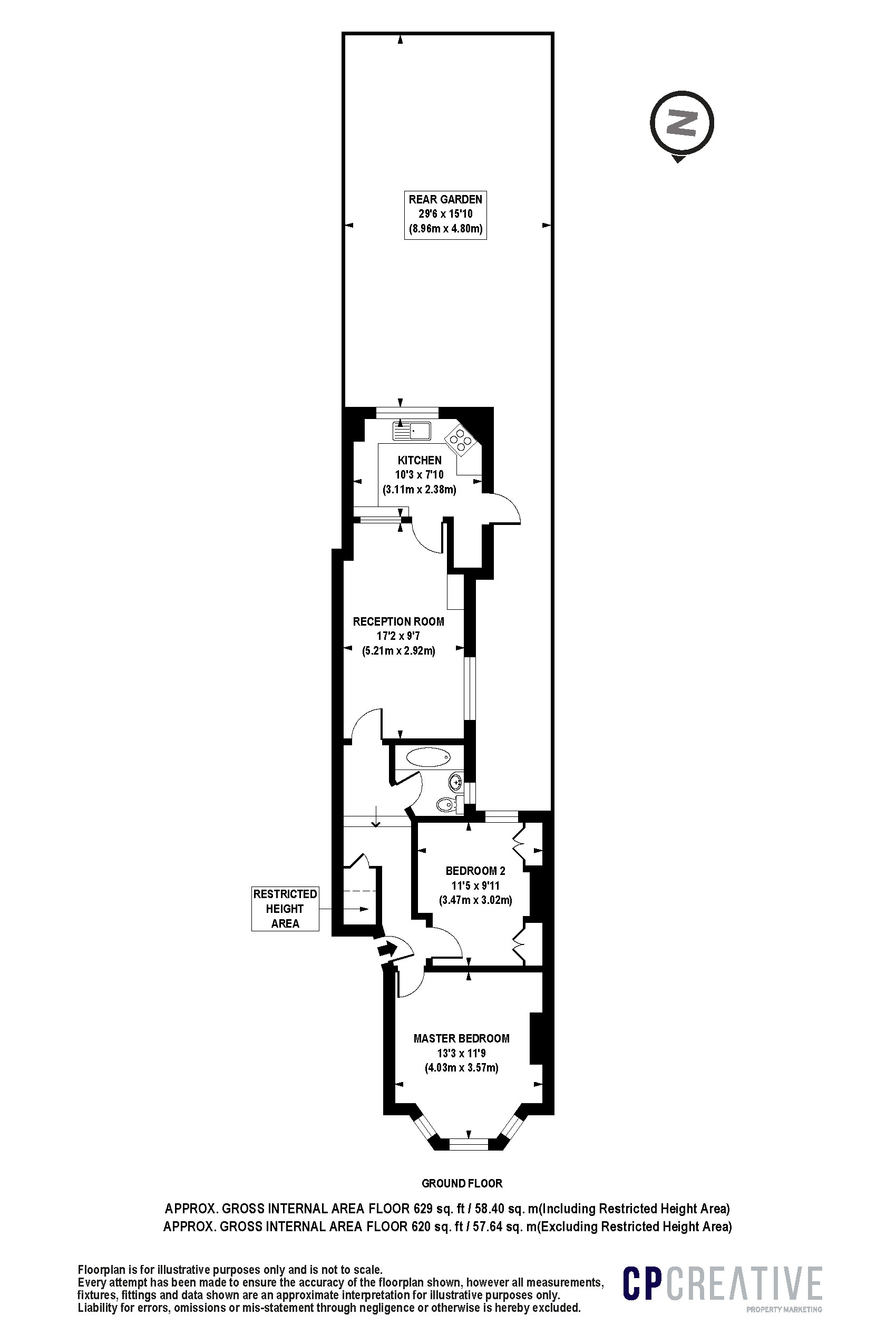 Floorplan for Walberswick Street, Vauxhall, SW8 1XG